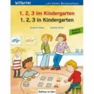 1, 2, 3 im Kindergarten Kinderbuch Deutsch-Englisch - Susanne Bose, Isabelle Dinter imagine