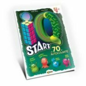 Marea carte de colorat - IQ start 4+ (cu 70 de autocolante) imagine