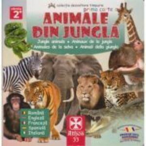 Prima carte cu animale din jungla imagine