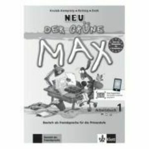 Der grüne Max NEU 1, Arbeitsbuch mit Audio-CD. Deutsch als Fremdsprache für die Primarstufe - Elzbieta Krulak-Kempisty, Lidia Reitzig, Ernst Endt imagine
