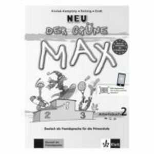 Der Grüne Max Neu 2, Arbeitsbuch mit Audio-CD. Deutsch als Fremdsprache für die Primarstufe - Elzbieta Krulak-Kempisty, Lidia Reitzig, Ernst Endt imagine