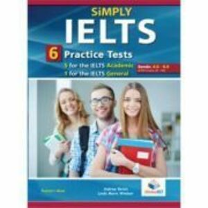 Simply IELTS 5 Academic tests & 1 general test Teacher's book - Andrew Betsis imagine
