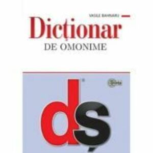 Dictionar de omonime - Vasile Bahnaru imagine