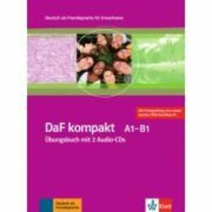 DaF kompakt A1-B1. Deutsch als Fremdsprache für Erwachsene. Übungsbuch mit 2 Audio-CDs - Birgit Braun imagine