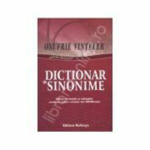 Dictionar de sinonime - Onufrie Vinteler imagine