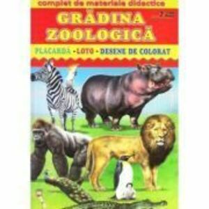 Gradina zoologica - Placarda, Loto, Desene de colorat imagine