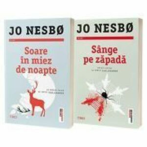 Pachet de 2 carti Soare si Sange pe zapada autor Jo Nesbo imagine