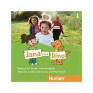 Jana und Dino 1 Medienpaket 2 Audio-CDs und 1 DVD zum Kursbuch - Manuela Georgiakaki, Michael Priesteroth imagine