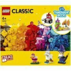 LEGO Classic Caramizi transparente creative 11013, 500 piese imagine