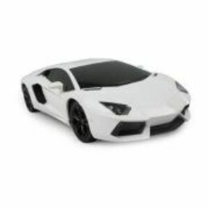Masina cu telecomanda Lamborghini Aventador alb cu scara 1 la 24, Rastar imagine