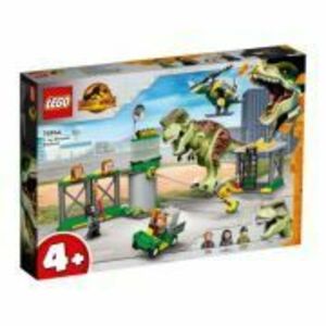 LEGO Jurassic World. Evadarea dinozaurului T-Rex 76944, 140 piese imagine