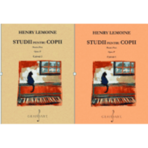 Studii de pian pentru copii op. 37. Set Caiete 1+2 - Henry Lemoine imagine