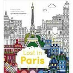 Lost in Paris. A colour-in journey through the French capital imagine