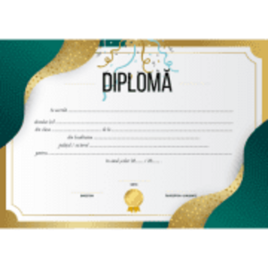 Diploma scolara imagine