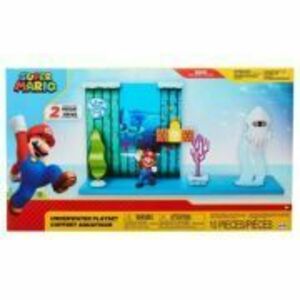 Set de joaca Subacvatic cu Figurina 6 cm, Nintendo Mario imagine