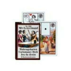 Carti de joc pentru cartomantie Jocul Destinului Mademoiselle Lenormand imagine