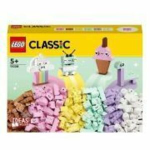 LEGO Classic. Distractie creativa in culori pastel 11028, 333 piese imagine