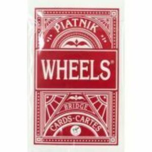 Pachet carti de joc Wheels Rosu imagine