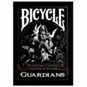 Carti de joc poker size, carton, Bicycle Guardians imagine