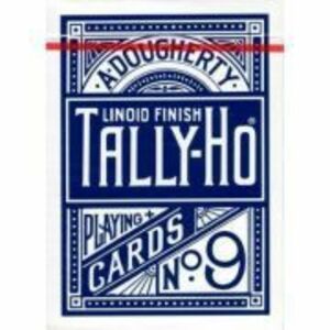 Carti de joc Tally-Ho pentru jucatori, magicieni si cardisti, Albastru imagine