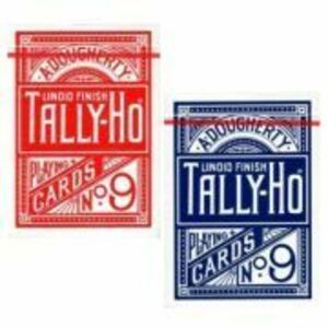 Set 2 pachete carti de joc Tally-Ho pentru jucatori, magicieni si cardisti imagine