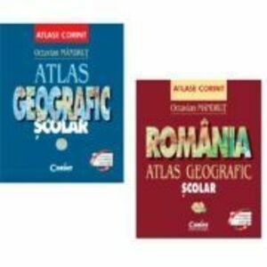 Pachet Atlas geografic scolar General si Atlas geografic scolar Romania - Octavian Mandrut imagine