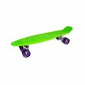 Placa skateboard, roti silicon, 73 cm, verde imagine