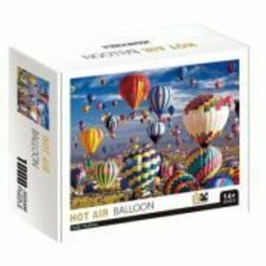 Puzzle carton, in cutie, Baloane cu aer cald, 1000 piese imagine