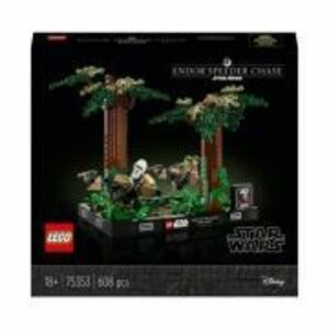 LEGO Star Wars. Diorama Urmarire cu speederul pe Endor 75353, 608 piese imagine