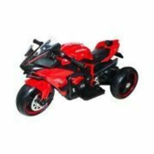 Motocicleta Cu Acumulator, 2 Motoare, 4A, 12V, rosu imagine