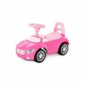 Masinuta Supercar, roz, fara pedale, 66x28. 5x30 cm imagine