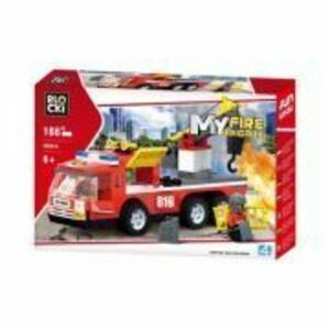 Blocki My Fire Brigade. Masina de pompieri, 188 piese imagine