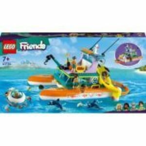 LEGO Friends. Barca de salvare pe mare 41734, 717 piese imagine