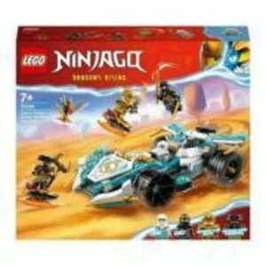 LEGO NINJAGO. Masina de curse Spinjitzu a lui Zane cu puterea dragonului 71791, 307 piese imagine