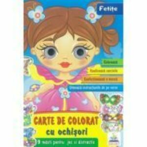 Fetite-Carte de colorat cu ochisori imagine