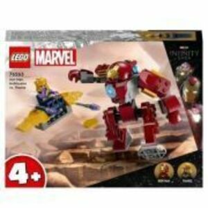 LEGO Marvel Super Heroes. Iron Man Hulkbuster vs Thanos 76263, 66 piese imagine