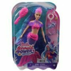 Papusa sirena Barbie Mermaid Power imagine