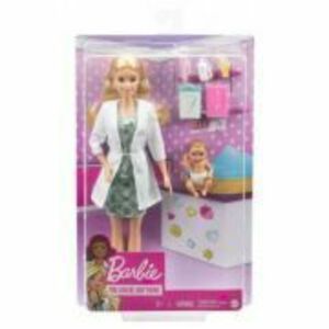 Papusa doctor pediatru Barbie imagine