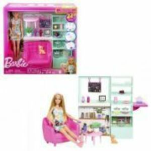 Set Papusa Barbie si ceainarie imagine