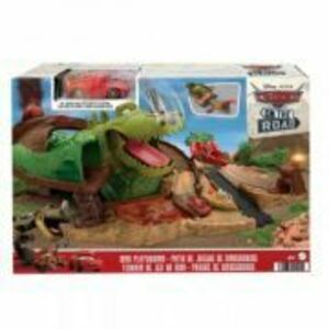 Set de joaca Dino si masinuta Cave Fulger McQueen imagine
