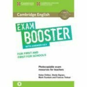 Exam Booster for First and First for Schools with Answer Key with Audio - Helen Chilton imagine