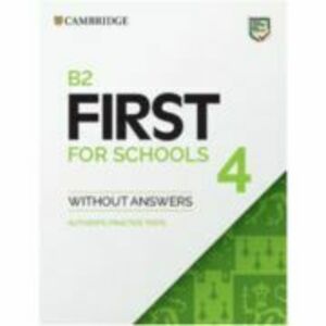 B2 First for Schools 4 Student's Book without Answers imagine