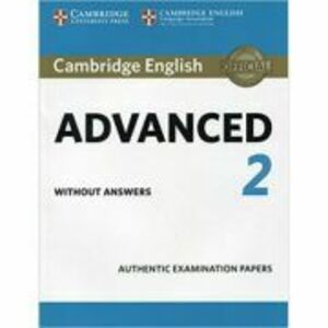 Cambridge English Advanced 2 Student's Book without answers imagine