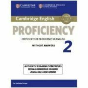 Cambridge English Proficiency 2 Student's Book without Answers imagine