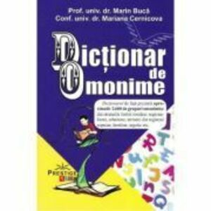 Dictionar de omonime - Marin Buca imagine