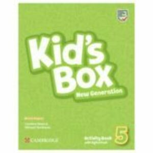 Kid's Box New Generation Level 5 Activity Book with Digital Pack - Caroline Nixon imagine