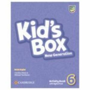 Kid's Box New Generation Level 6 Activity Book with Digital Pack - Caroline Nixon imagine
