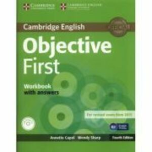 Objective First Workbook with Answers with Audio CD - Felicity O'Dell imagine