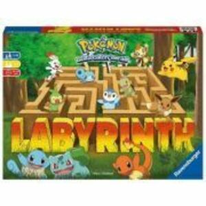 Joc labirint pentru copii de la 7 ani, multilingv inclusiv RO, Labyrinth Pokemon, Ravensburger imagine