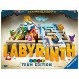 Joc labirint editie cooperativa pentru copii de la 8 ani, multilingv inclusiv RO, Labyrinth Team Edition, Ravensburger imagine